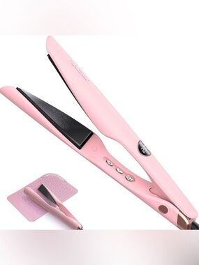 Landot Pink 2 in 1 Hair Straightener and Curler